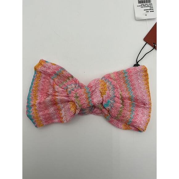 Missoni Twisted Pink Crochet-Knit Headband Size OS - NWT - Picture 1 of 5